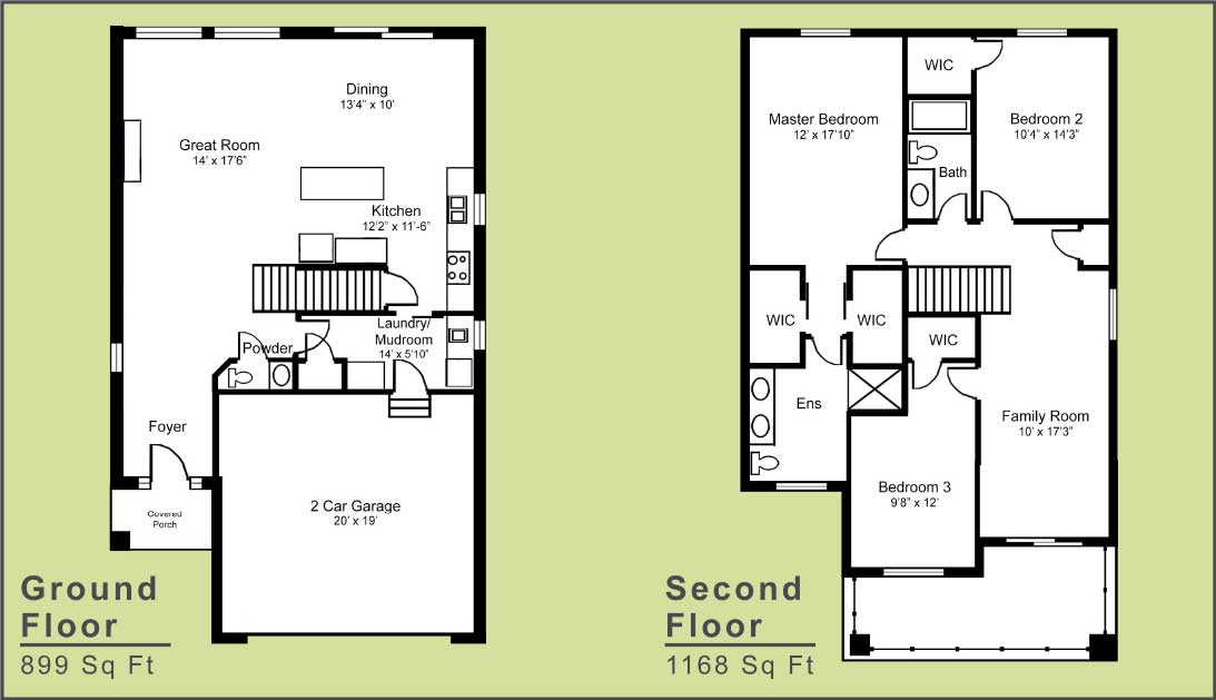The Clifden II - Floor Plans