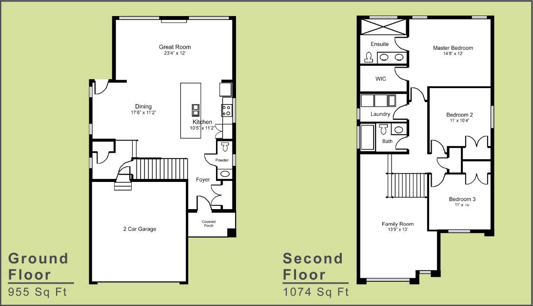 The Saintfield III - Floor Plans